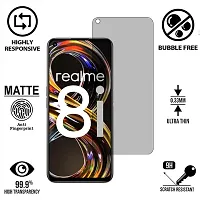 Imperium Frosted Matte Finish (Anti-Scratch) Tempered Glass Screen Protector for Realme 8i-thumb1