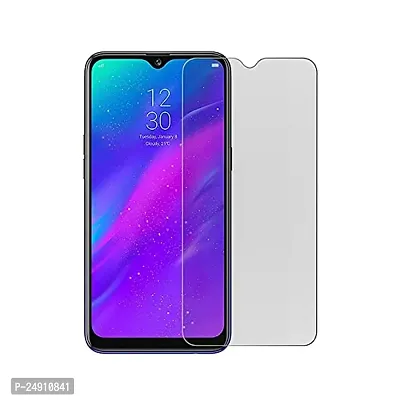 Imperium Frosted Matte Finish (Anti -Scratch) Tempered Glass Screen Protector for Realme 3  Realme 3i-thumb0