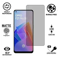 Imperium Frosted Matte Finish (Anti -Scratch) Tempered Glass Screen Protector for OPPO F21 Pro 5G-thumb1