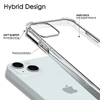 Imperium Armor Case for Apple iPhone 15 Plus |Shock-Proof Military Grade Protection | Thin  Slim | Raised Bezels for Extra Protection of Camera  Screen (Transparent).-thumb3
