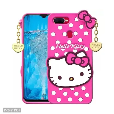 Imperium 3D Hello Kitty Soft Rubber-Silicon Back Cover for Oppo F9  Oppo F9 Pro-thumb0