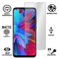 Imperium Matte Finish (Anti-Scratch, Frosted look) Tempered Glass Screen Protector for Redmi Note 7, Redmi Note 7s  Redmi Note 7 Pro-thumb1