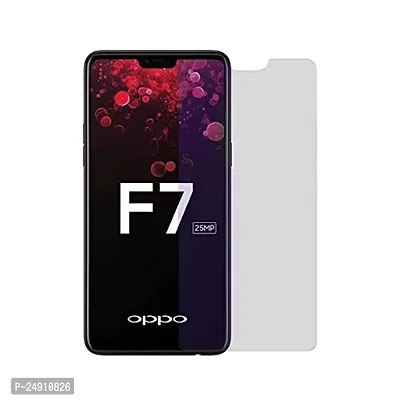 Imperium Frosted Matte Finish (Anti -Scratch) Tempered Glass Screen Protector for Oppo F7