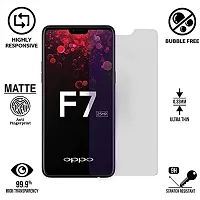 Imperium Frosted Matte Finish (Anti -Scratch) Tempered Glass Screen Protector for Oppo F7-thumb1