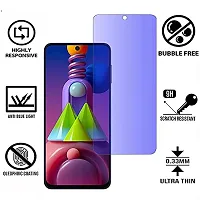 imperium anti blue light (blue light resistant to protect your eyes) tempered glass screen protector full screen coverage (except edges) compatible with samsung galaxy m51-thumb1