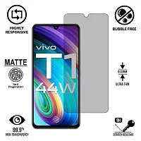 Imperium Frosted Matte Finish (Anti -Scratch) Tempered Glass Screen Protector for Vivo T1 44W-thumb1