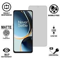 Imperium Frosted Matte Finish (Anti-Scratch) Tempered Glass Screen Protector for OnePlus Nord CE 3 Lite.-thumb1