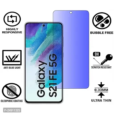 Imperium Anti Blue Light (Blue Light Resistant to Protect your Eyes) Tempered Glass Screen Protector for Samsung Galaxy S21 FE 5G-thumb2
