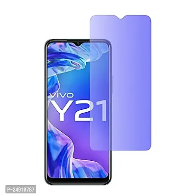 Imperium Anti Blue Light (Blue Light Resistant to Protect your Eyes) Tempered Glass Screen protector for Vivo Y21-thumb0