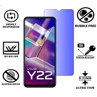 Imperium Anti Blue Light (Blue Light Resistant to Protect your Eyes) Tempered Glass Screen Protector for Vivo Y22-thumb1