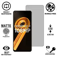 Imperium Frosted Matte Finish (Anti-Scratch) Tempered Glass Screen Protector for Realme 9-thumb1