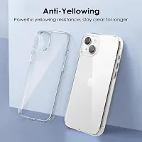 Imperium Back Case for iPhone 15 | Non-Yellowing | Military-Grade Protective Case | Hard Back  Soft Bumper|Raised Bezels for Extra Protection of Camera  Screen (Liquid Crystal Clear).-thumb2