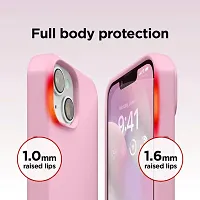 Imperium Silicone Back Case for Apple iPhone 13 |Liquid Silicone| Thin, Slim, Soft Rubber Gel Case | Raised Bezels for Extra Protection of Camera  Screen (Baby Pink).-thumb3