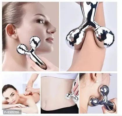 3D Magnetic Facial Massager 360 Degrees Face Roller Massage For Slimming Body Massage Tool-thumb0