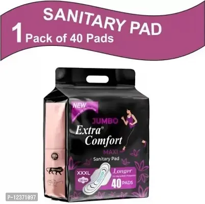 Sanitary NAPKINS 100% Natural Cott WITH NET COVER SHEET PACK OF 40