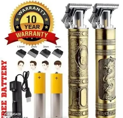 MAXTOP Golden Trimmer Buddha Style Trimmer, Professional Hair Clipper, Adjustable Blade Clipper, Hair Trimmer and Shaver For Men, Retro Oil Head Close Cut Precise hair Trimming Machine (Gold)