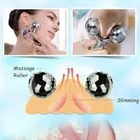 Facial Massage Relaxation  Skin Tightening Tool UniSex (Silver), Non Electric-thumb1