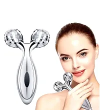 Roller Face Massager Y-Shape Face Lift Tool Firming Beauty Massage Body Face Massager - (3D-thumb1