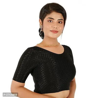 Classic Lycra Embellished Blouses for Women-thumb0