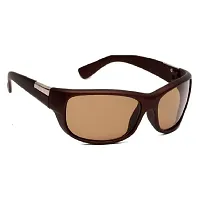 Criba UV Protected Aviator and Rectangle Men “Sunglasses Combo of 3” - (Criba_Set3_Sunglss_10|40|Yellow & Light Maroon & Grey Lens)-thumb4