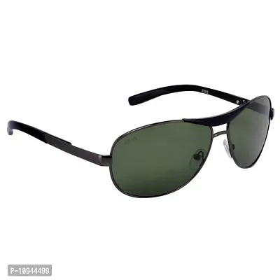 Criba Gradient Goggle Unisex Sunglasses - (red box black green 258|40|White Color Lens)-thumb3