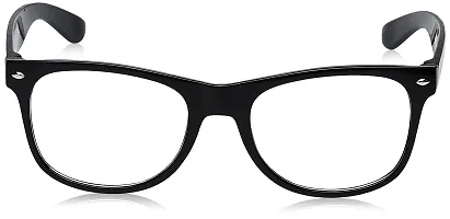 Criba Combo Pack of 2 White Unisex Wayfarer Sunglasses and Spectacle Frame - AR 258-thumb1