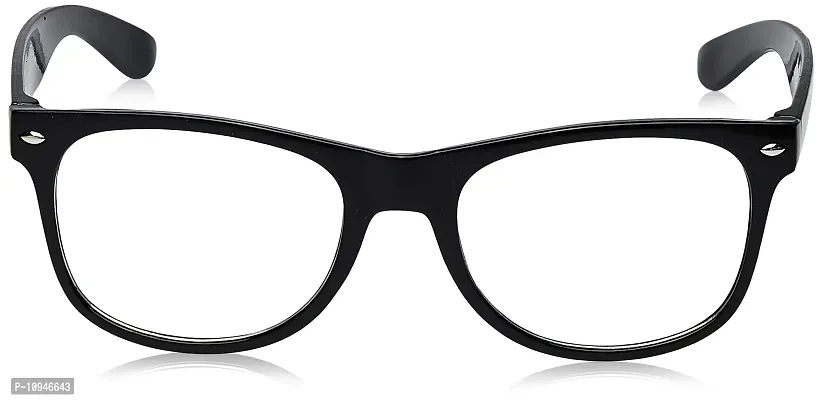 Criba Combo Pack of 2 White Unisex Wayfarer Sunglasses and Spectacle Frame - AR 258-thumb2