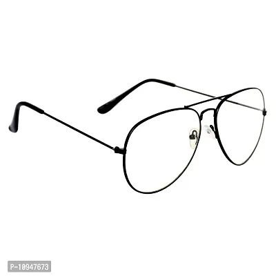 Criba Gradient Square Unisex Sunglasses - (aviater white glass lack Frame|40|White Color Lens)