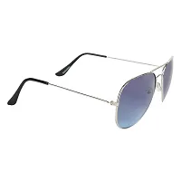 Criba UV Protected Aviator Men “Sunglasses Combo of 3” - (Criba_4_Set3_Sunglss_29|40|White & Sky & Navy Lens)-thumb2