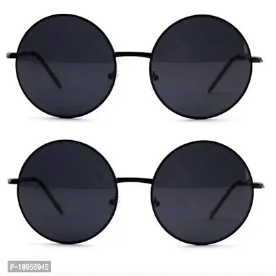 Retro Round Metal Frame Sunglasses Men Women Glasses UV400 Shades Fashion |  eBay