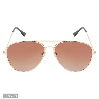 Criba UV Protected Aviator and Rectangle Men “Sunglasses Combo of 3” - (Criba_Set3_Sunglss_9|40|Yellow & Light Maroon Lens)-thumb3