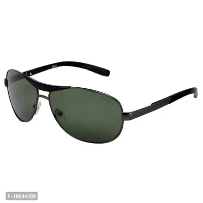 Criba Gradient Goggle Unisex Sunglasses - (red box black green 258|40|White Color Lens)-thumb2