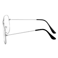 Criba Gradient Goggle Unisex Sunglasses - (white Frame white aviatororr|40|White Color Lens)-thumb2