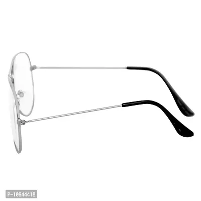 Criba Gradient Goggle Unisex Sunglasses - (white Frame white aviatororr|40|White Color Lens)-thumb3