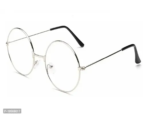Criba Gradient Rectangular Unisex Sunglasses - (round slvr clr_CRLK15|40|Black Color Lens)-thumb2