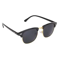 Criba Gradient Aviator Unisex Sunglasses - (jordon blac kgreen|40|Grey Color Lens)-thumb2