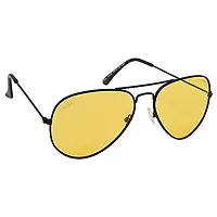 Criba UV Protected Aviator Men ?Sunglasses Combo of 4? - (Criba_1_Set4_Sunglss_33|40|Yellow & White & Blue & Navy Lens)-thumb4