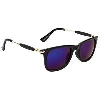 Criba's_Wayfarer, Rectangular (White & Mercury) & Aviator (Grey) Style_UV Protected Sunglasses_Unisex_Combo Pack of 4-thumb1