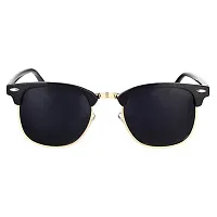 Criba Gradient Aviator Unisex Sunglasses - (clubmaster combo|40|White Color Lens)-thumb2