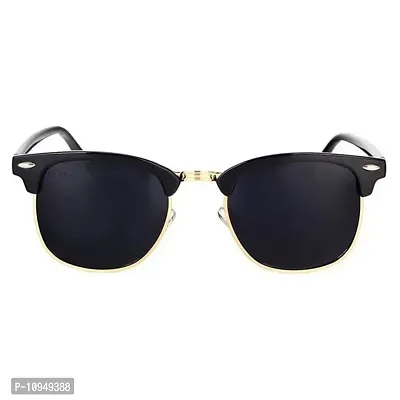 Criba Gradient Aviator Unisex Sunglasses - (clubmaster combo|40|White Color Lens)-thumb3