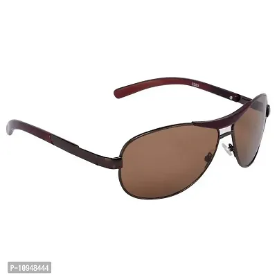 Criba Gradient Wayfarer Unisex Sunglasses - (red box gopper brown|40|White Color Lens)