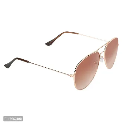 Criba UV Protected Aviator and Rectangle Men “Sunglasses Combo of 3” - (Criba_Set3_Sunglss_9|40|Yellow & Light Maroon Lens)-thumb5
