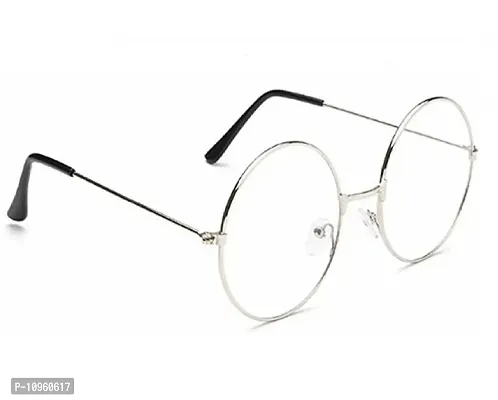 Criba Gradient Rectangular Unisex Sunglasses - (round slvr clr_CRLK15|40|Black Color Lens)-thumb3