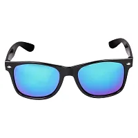 Criba Gradient Wayfarer Unisex Sunglasses - (LAD brn+kc mer combo|40|Black Color Lens)-thumb1