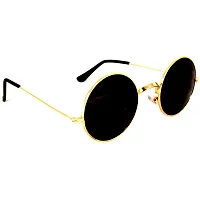 Criba UV Protected Aviator and Round Men “Sunglasses Combo of 4” - (Criba_1_Set4_Sunglss_28|40|Yellow & White & Black & Navy Lens)-thumb2