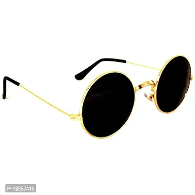 Criba UV Protected Aviator and Round Men “Sunglasses Combo of 4” - (Criba_1_Set4_Sunglss_28|40|Yellow & White & Black & Navy Lens)-thumb3
