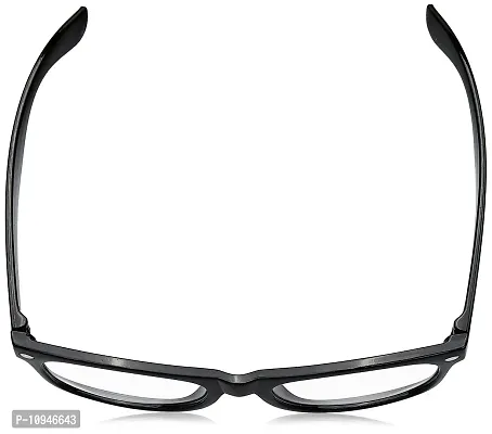 Criba Combo Pack of 2 White Unisex Wayfarer Sunglasses and Spectacle Frame - AR 258-thumb4