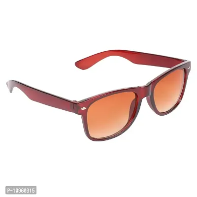 Criba UV Protected Round & Rectangle Men “Sunglasses Combo of 4” - (Criba_7_Set4_Sunglss_19|50|Black & blue & Orange & White Lens)-thumb5
