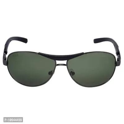 Criba Gradient Goggle Unisex Sunglasses - (red box black green 258|40|White Color Lens)-thumb0