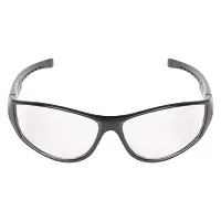 Criba Gradient Goggle Unisex Sunglasses - (red mer + nd white|40|White Color Lens)-thumb2